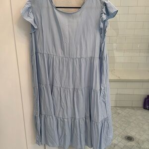 Light blue baby doll dress